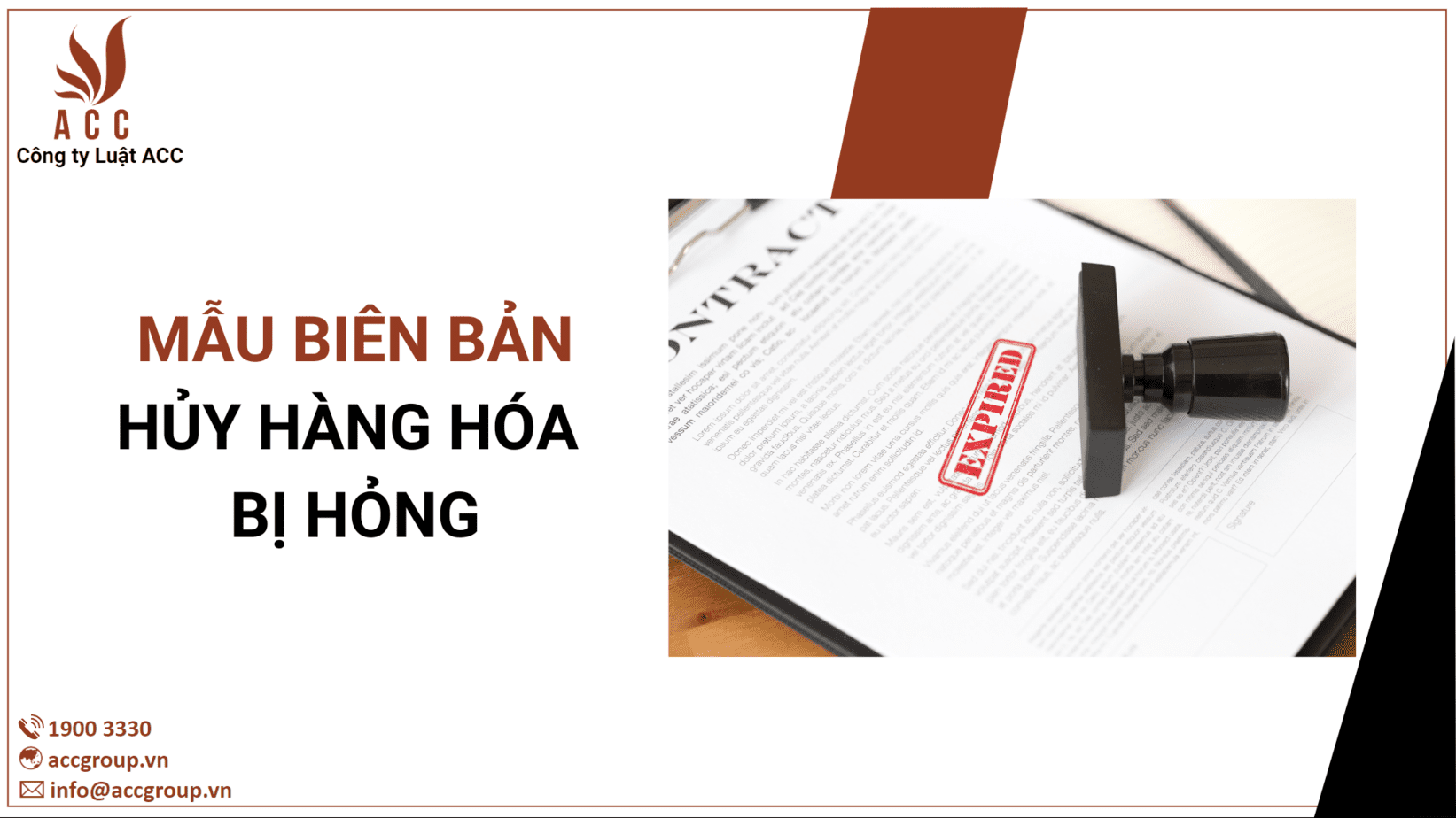 Mẫu Biên Bản Hủy Hàng Hóa Bị Hỏng