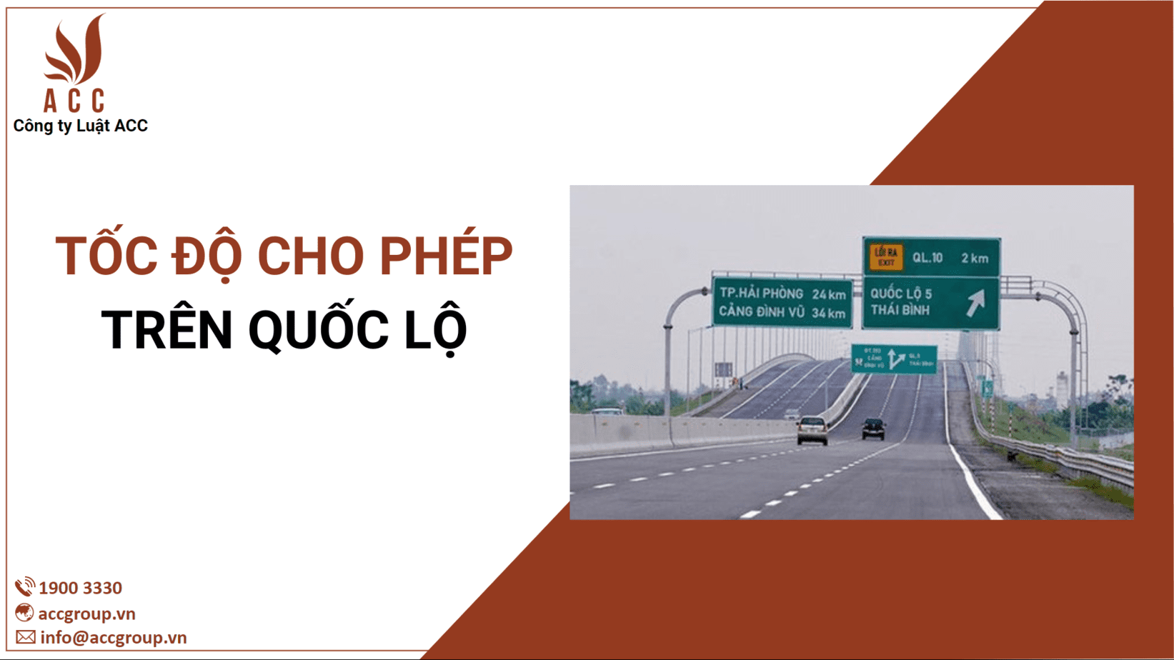 Tốc độ cho phép trên quốc lộ