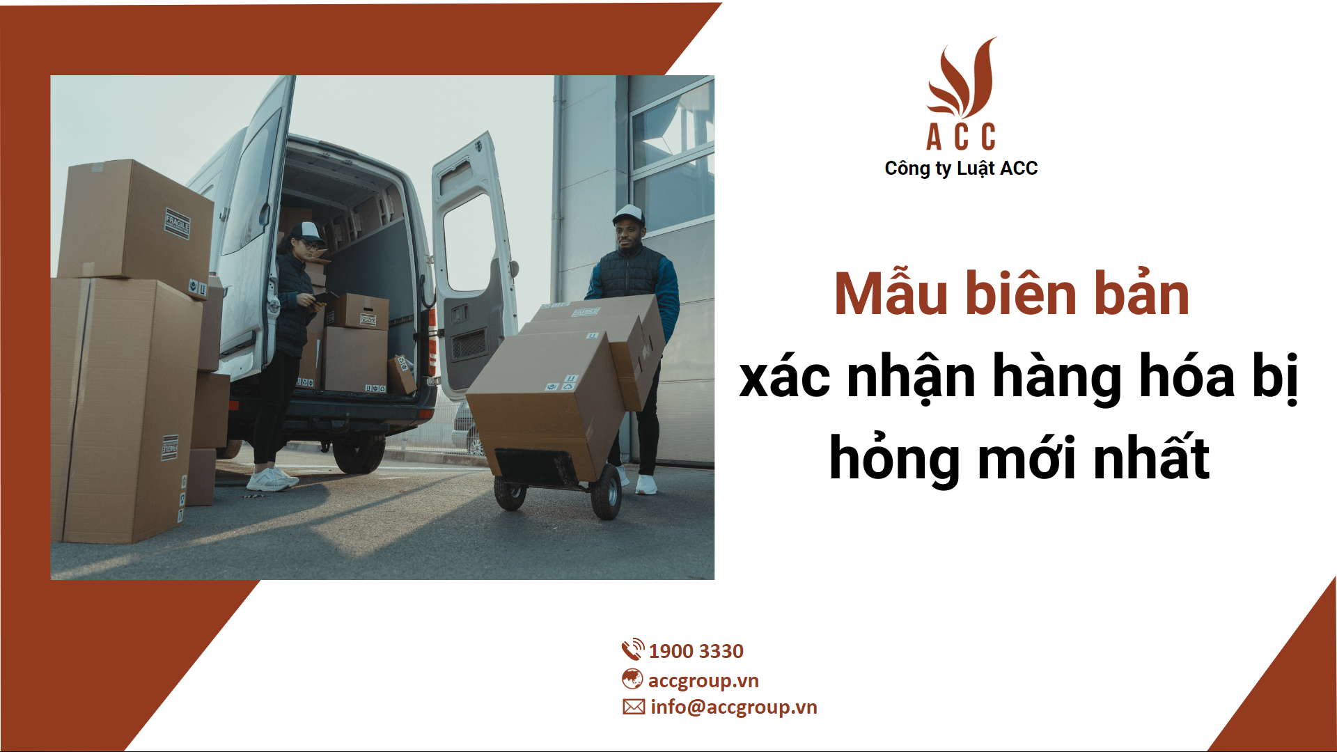Mẫu biên bản xác nhận hàng hóa bị hỏng mới nhất