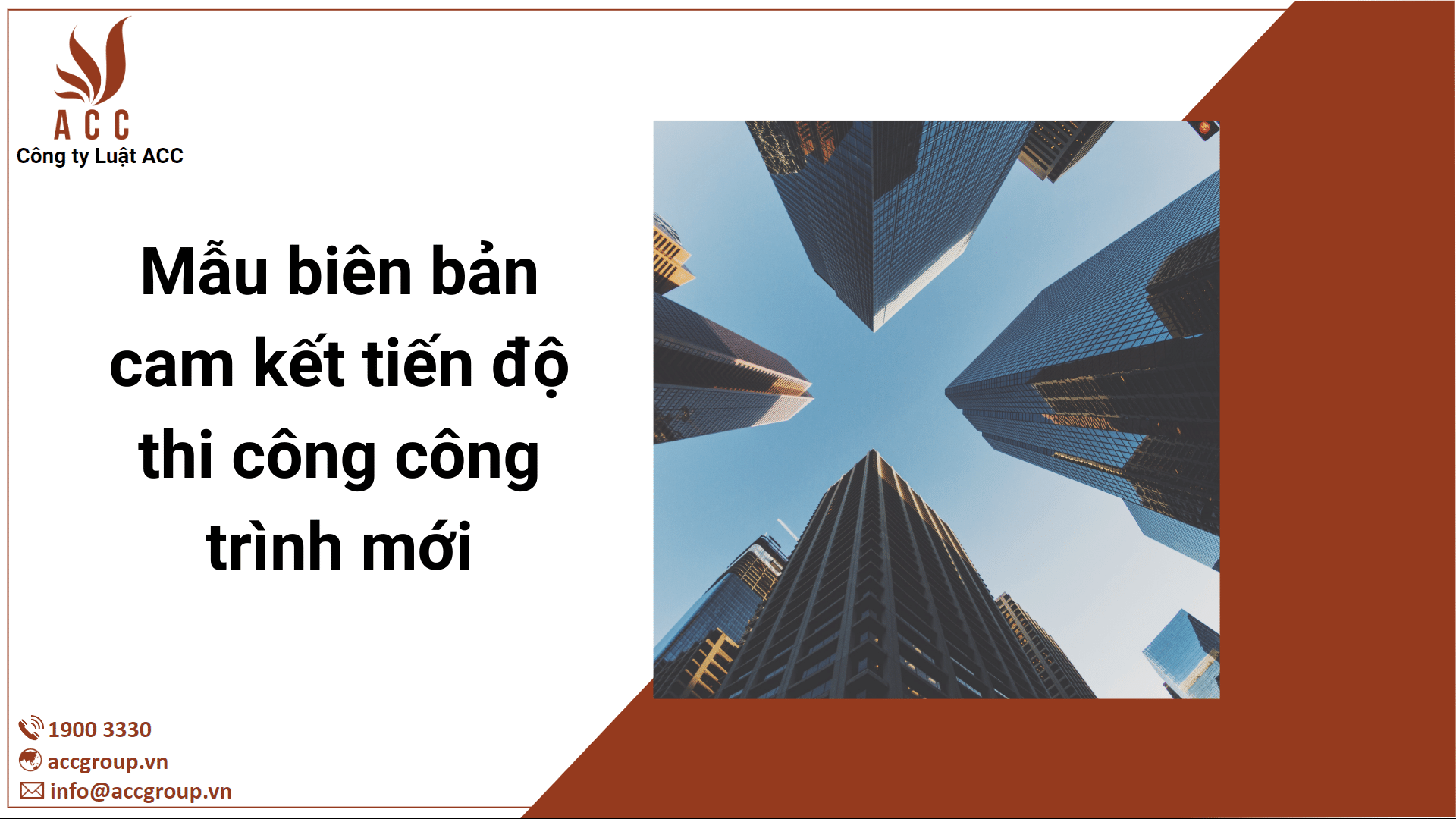 Mẫu biên bản cam kết tiến độ thi công công trình mới