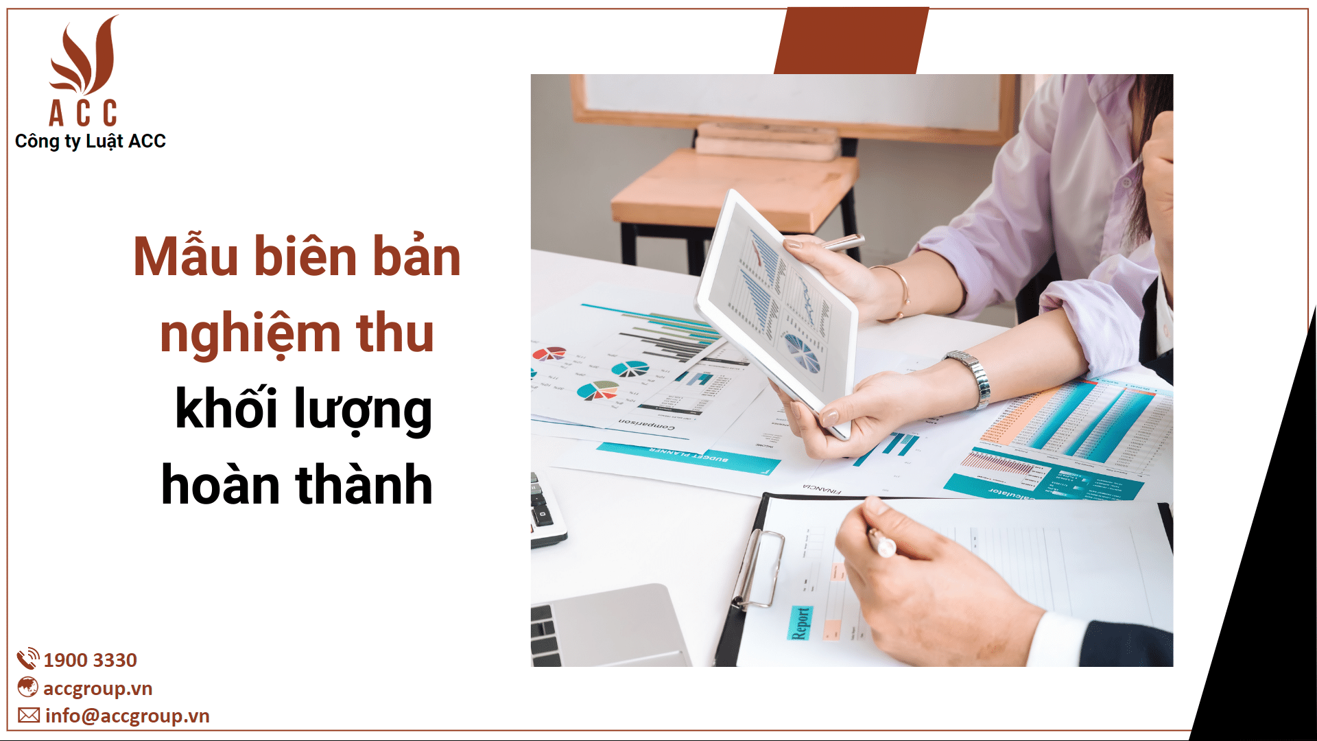 Mẫu biên bản nghiệm thu khối lượng hoàn thành
