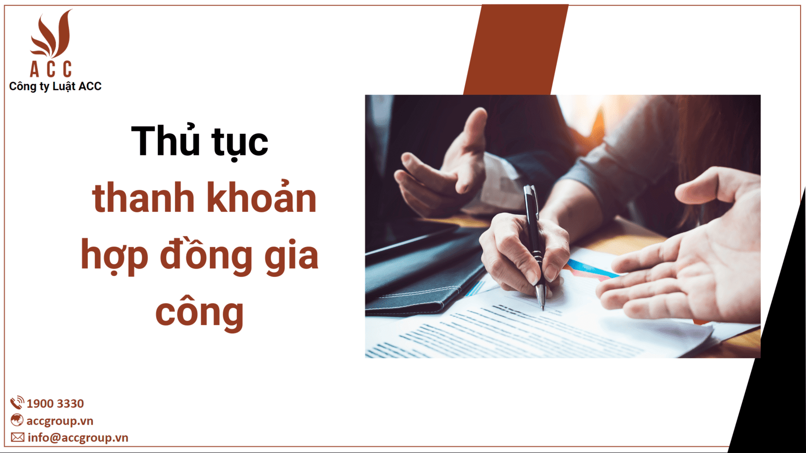 Thủ tục thanh khoản hợp đồng gia công
