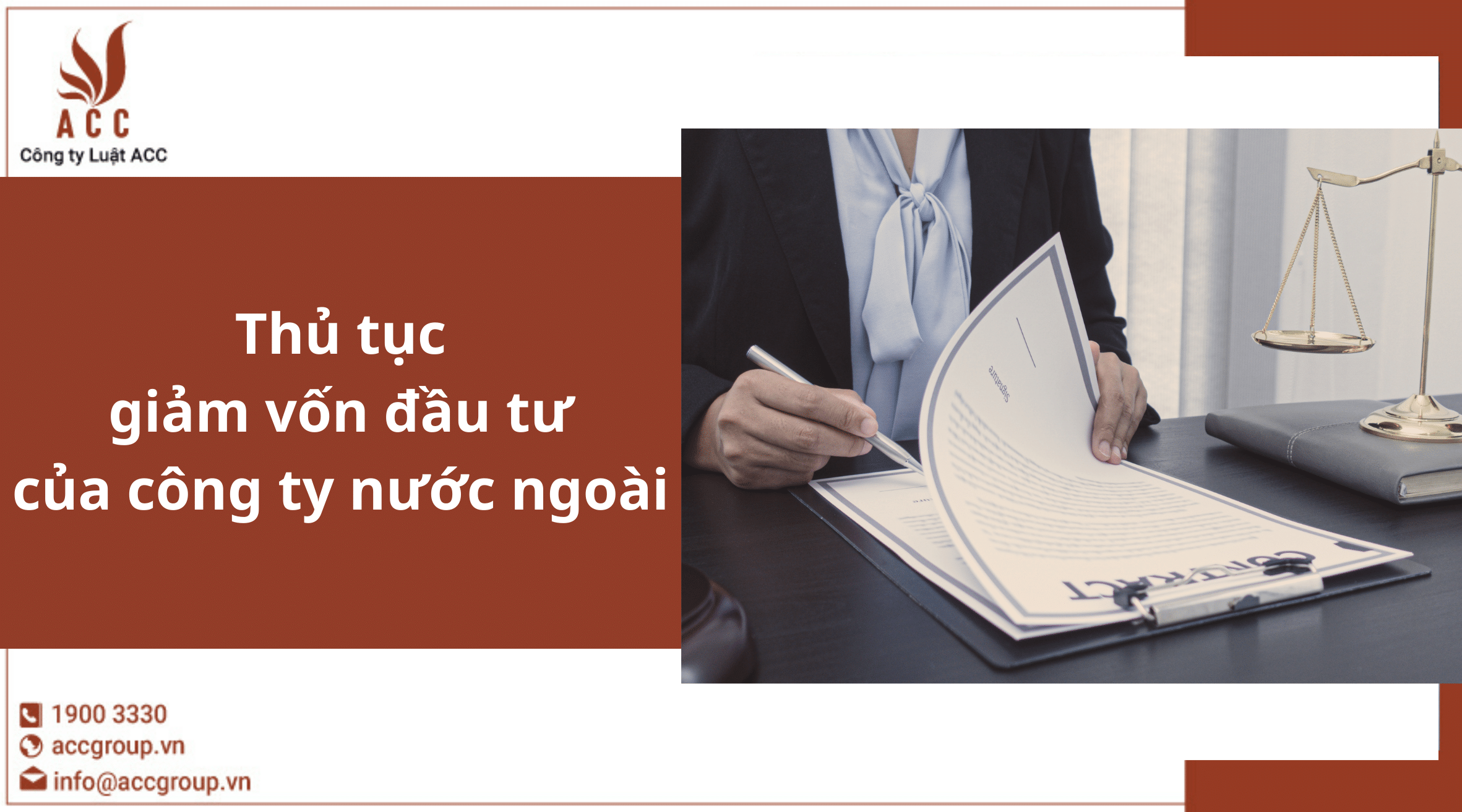 Thủ tục giảm vốn đầu tư của công ty nước ngoài