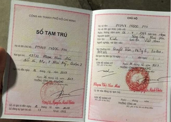 Thủ tục đăng ký tạm trú tại An Giang