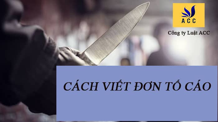 mẫu đơn tố cáo