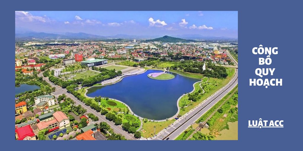 Công bố quy hoạch