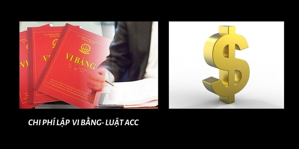 Chi phí lập vi bằng