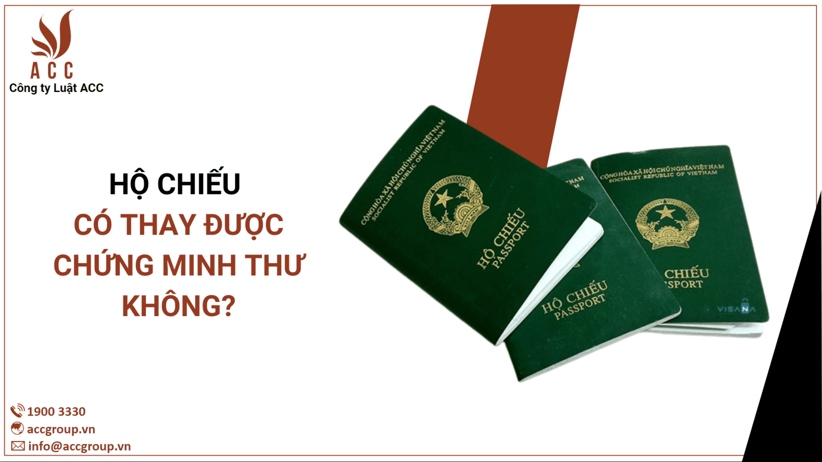 Hộ chiếu có thay được chứng minh thư không