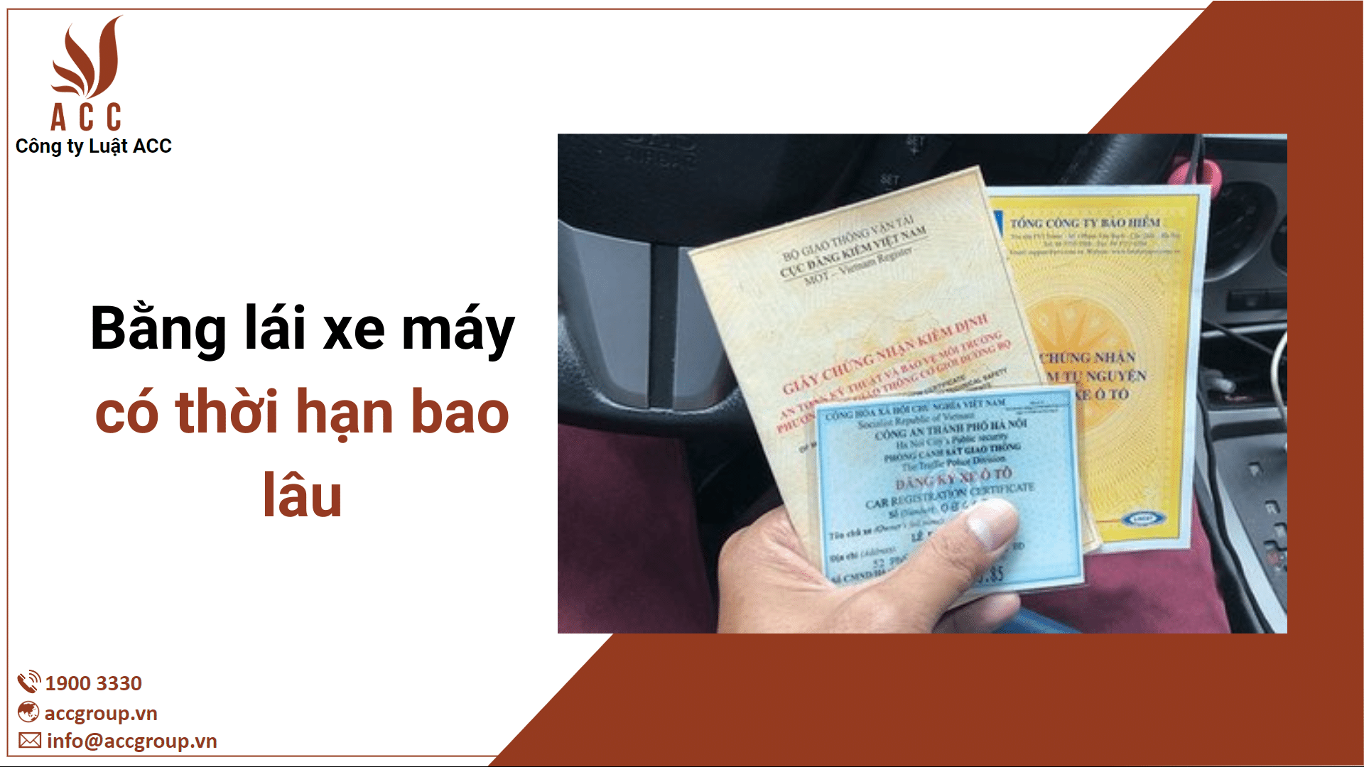 Bằng lái xe máy có thời hạn bao lâu