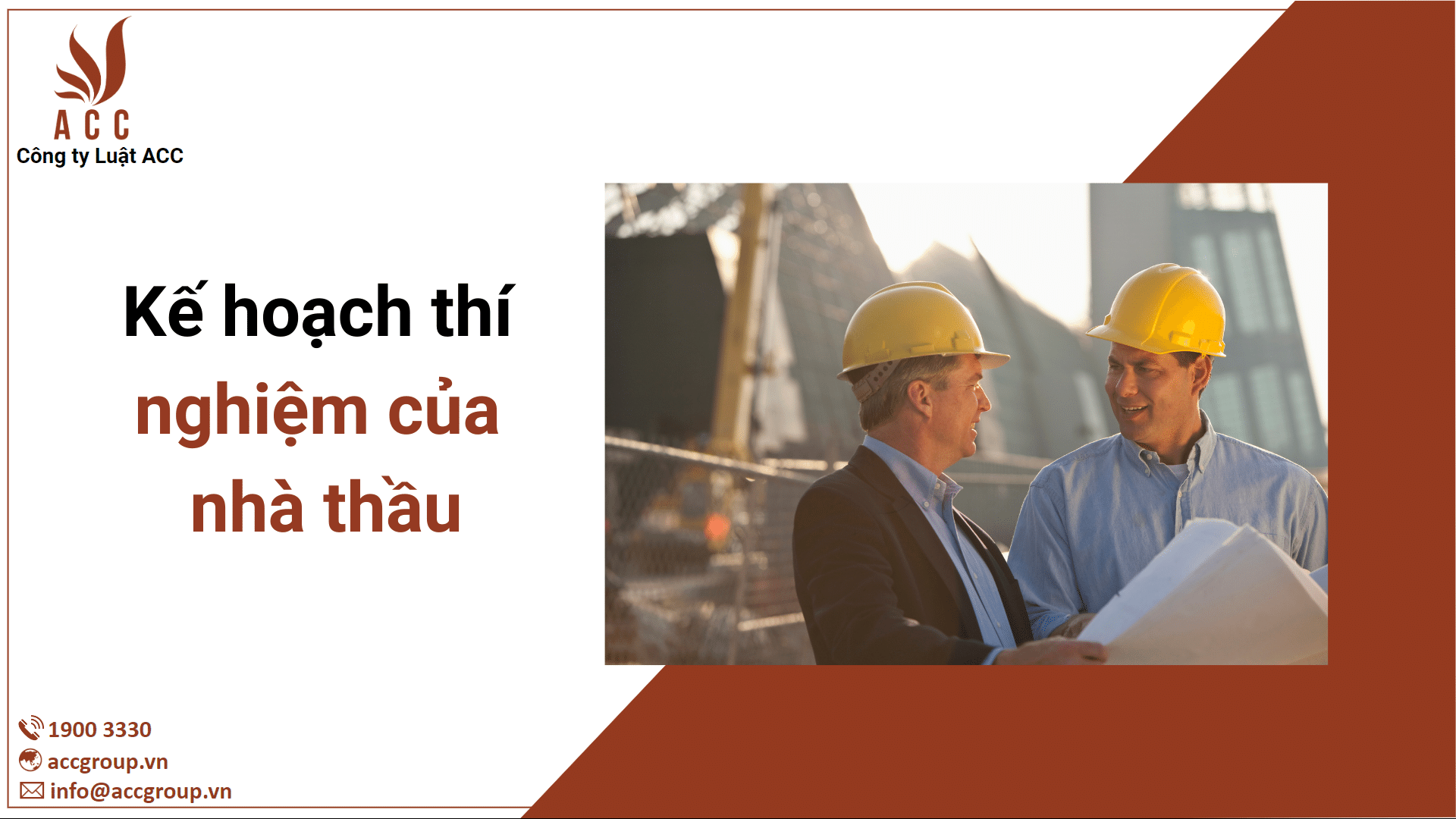 Kế hoạch thí nghiệm của nhà thầu