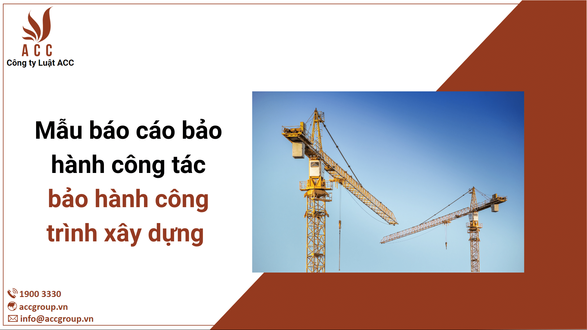 Mẫu báo cáo bảo hành công tác bảo hành công trình xây dựng
