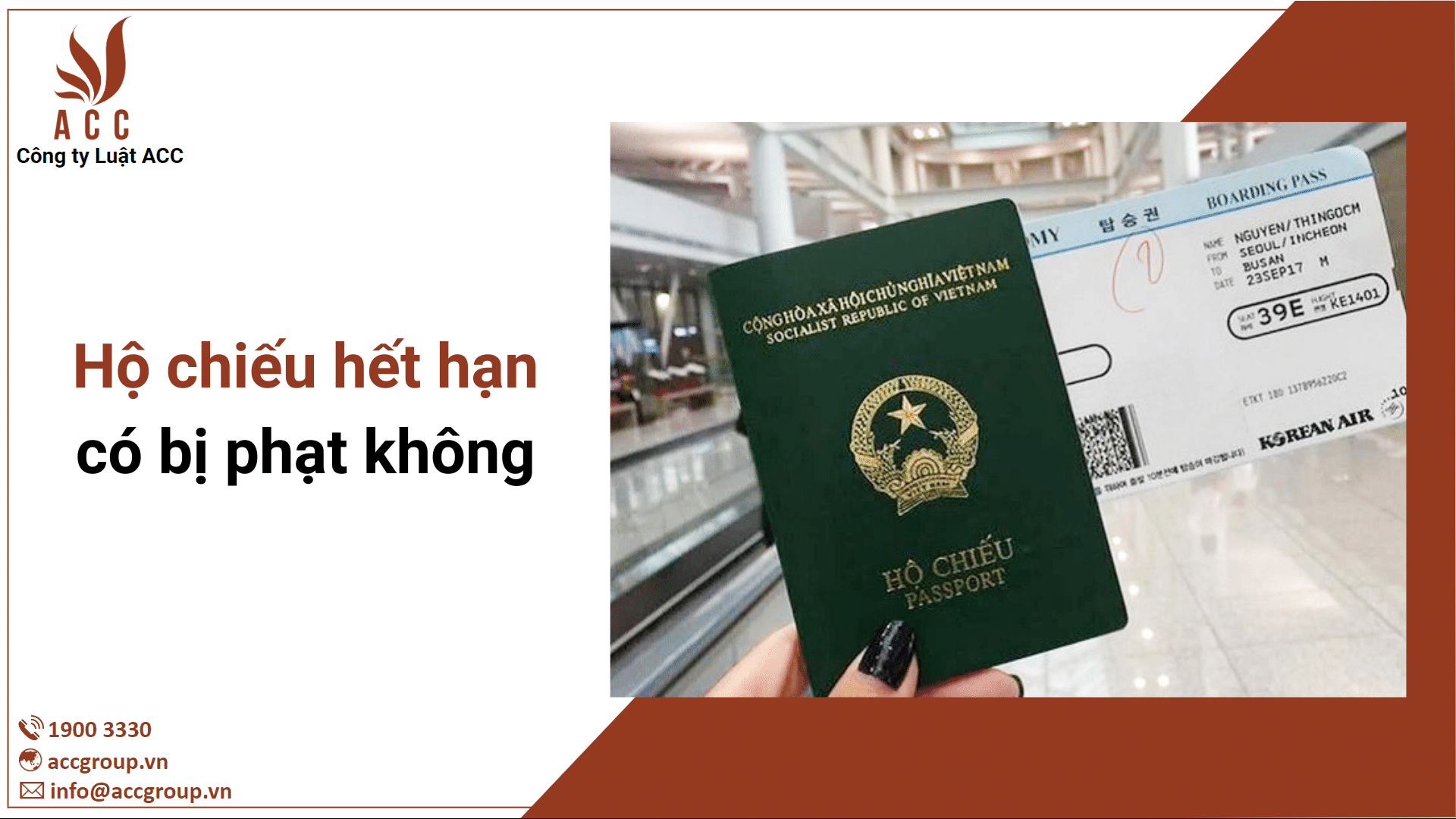 hộ chiếu hết hạn có bị phạt không