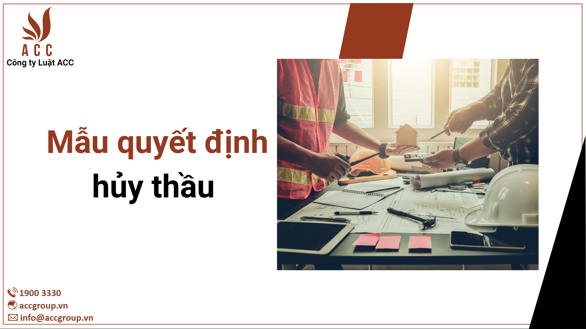 Mẫu quyết định hủy thầu