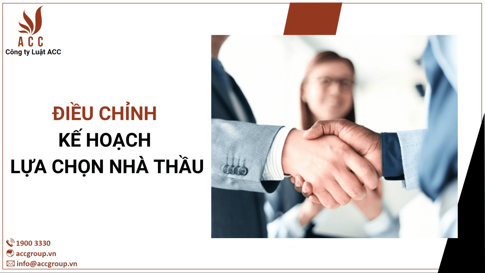 Điều chỉnh kế hoạch lựa chọn nhà thầu