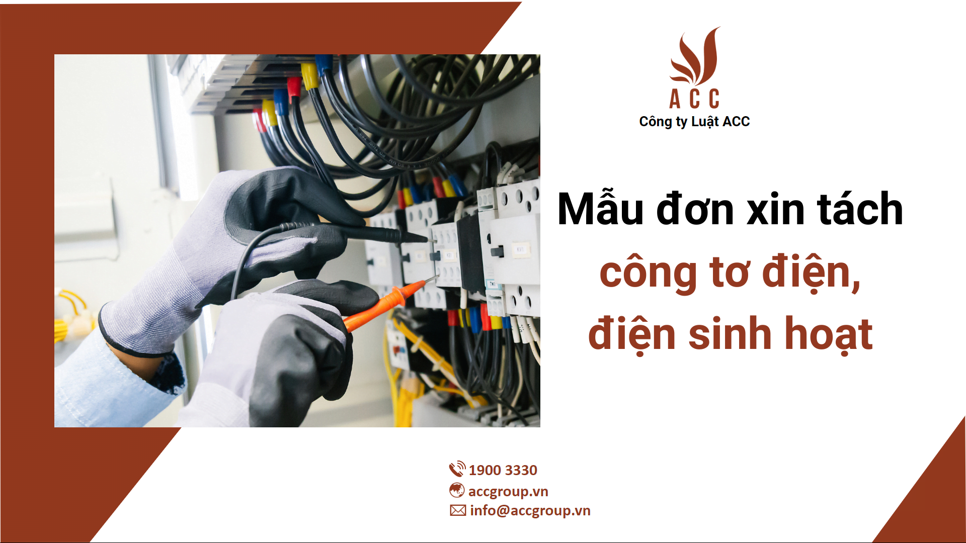 Mẫu đơn xin tách công tơ điện, điện sinh hoạt