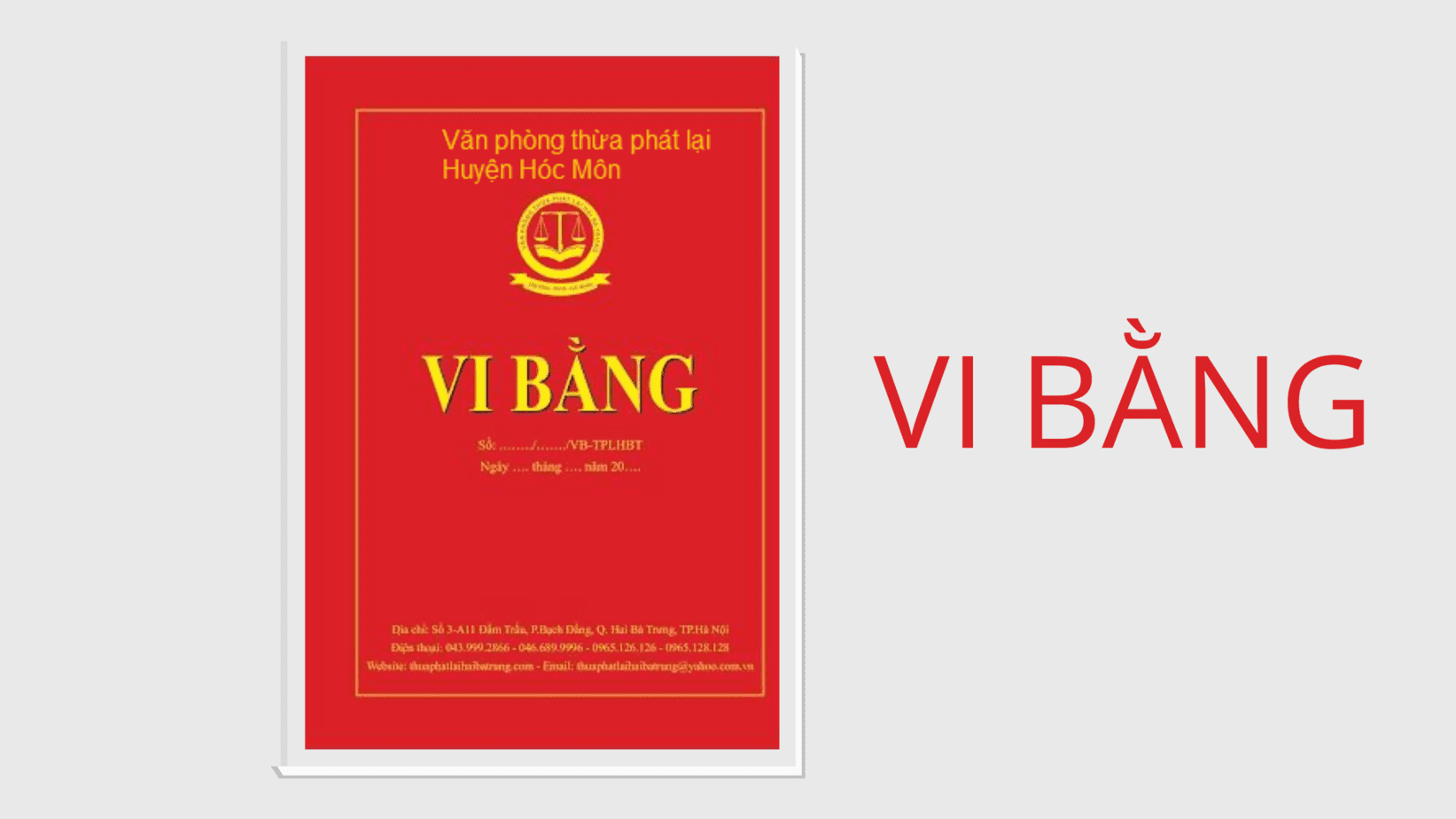 Sổ vi bằng là gì