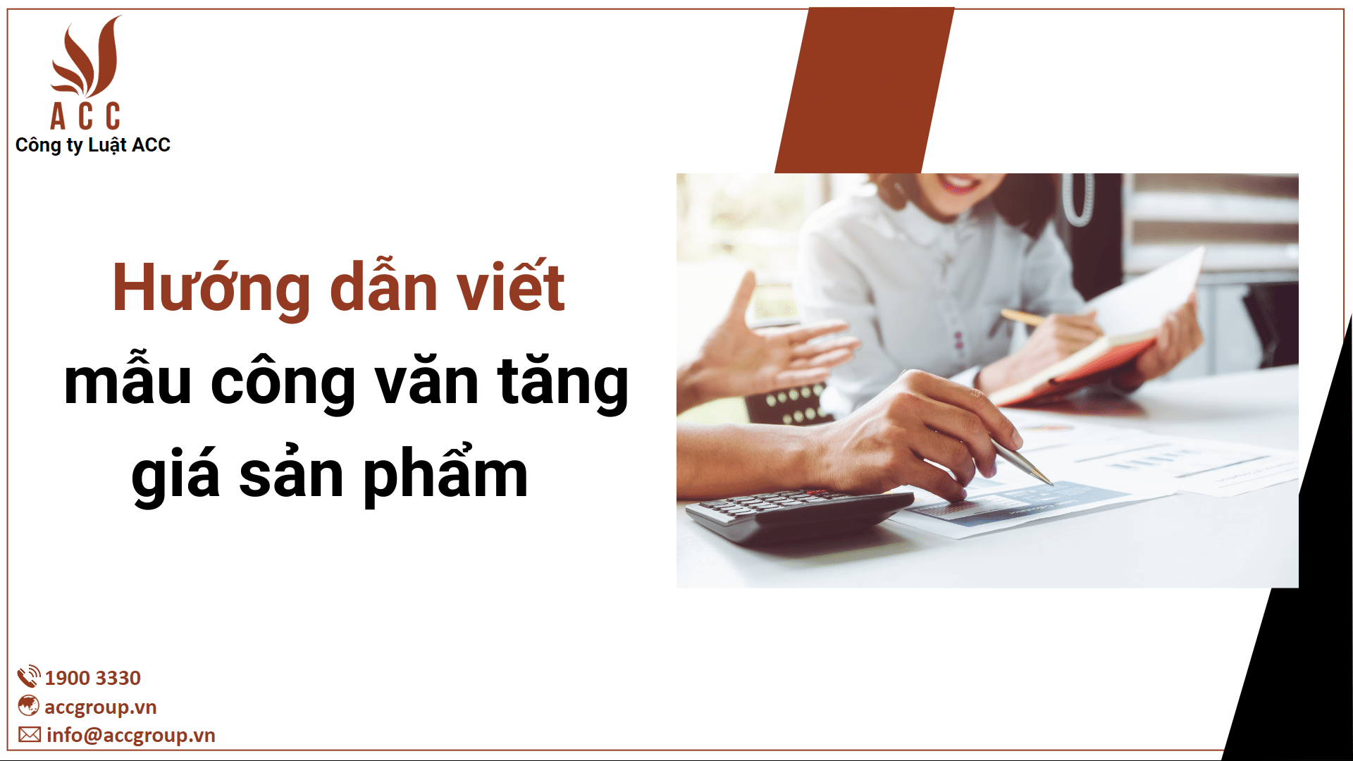 Hướng dẫn viết mẫu công văn tăng giá sản phẩm