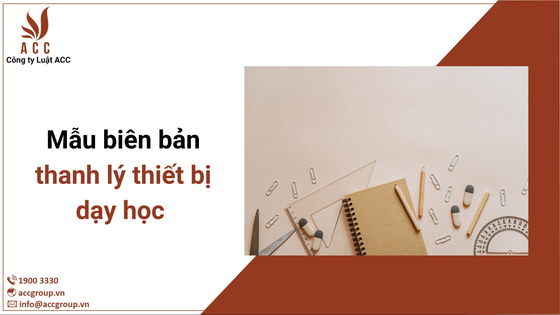 Mẫu biên bản thanh lý thiết bị dạy học