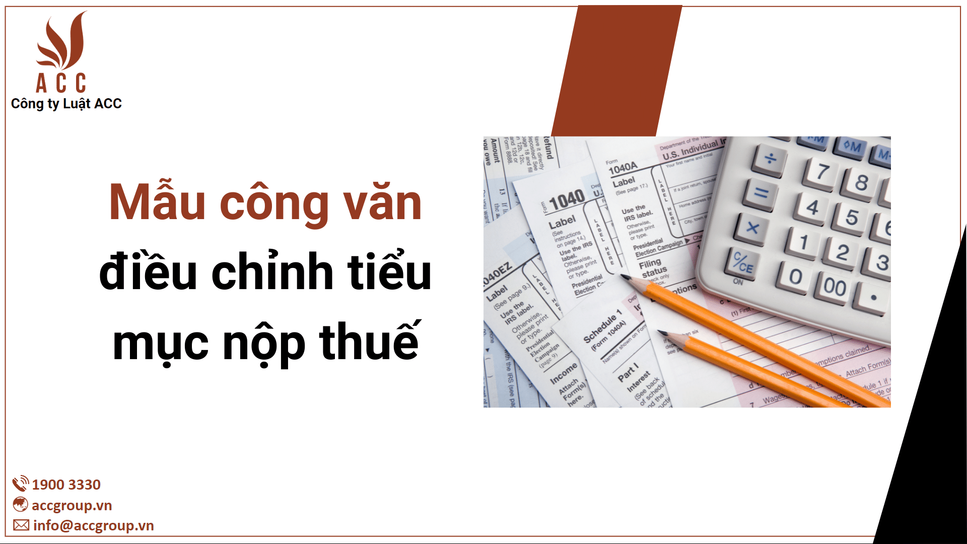Mẫu công văn điều chỉnh tiểu mục nộp thuế