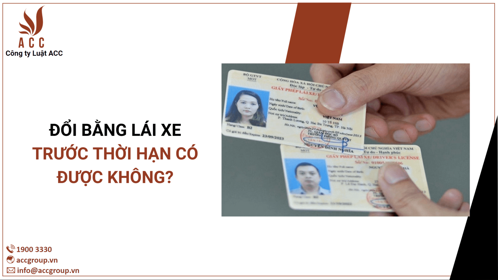 Đổi bằng lái xe trước thời hạn có được không