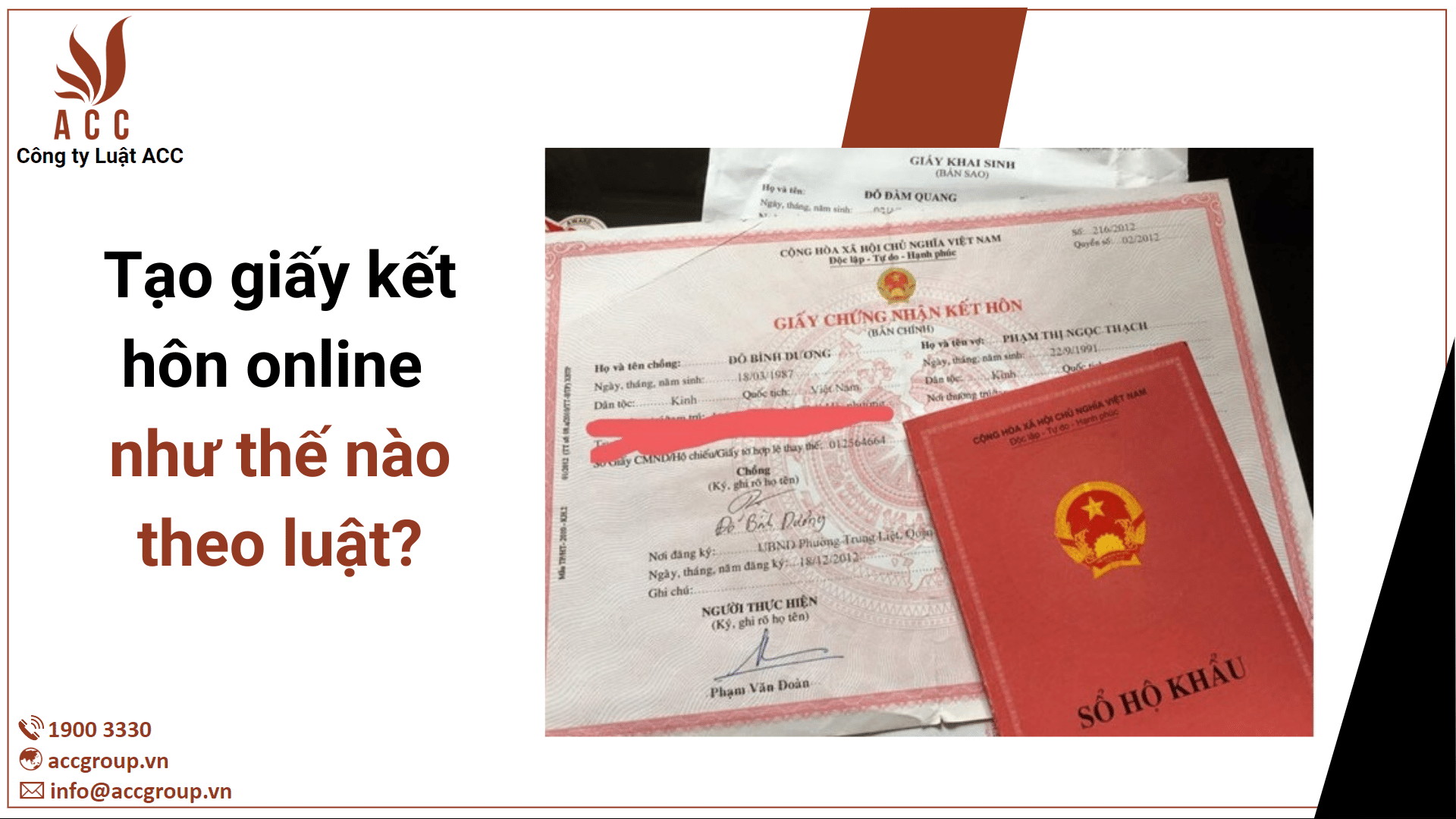 Tạo giấy kết hôn online như thế nào theo luật?