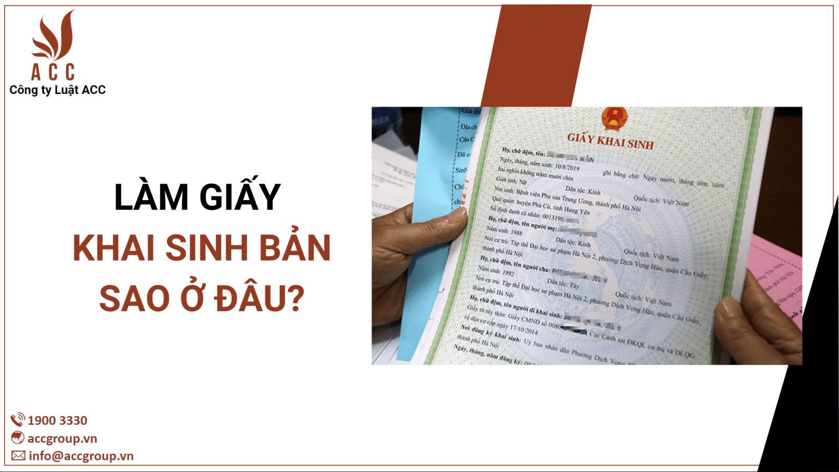 Làm Giấy Khai Sinh Bản Sao Ở Đâu