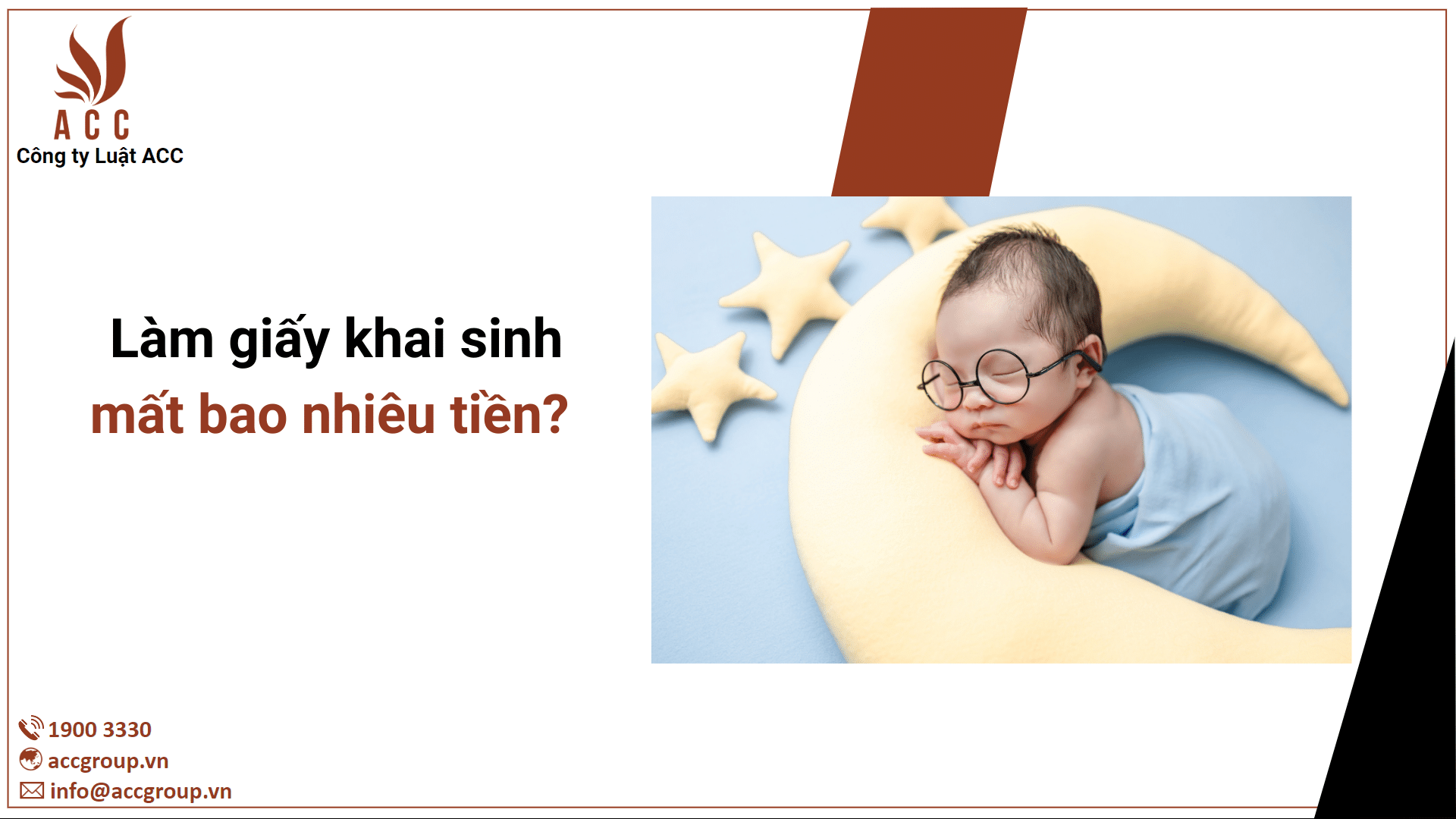 Làm giấy khai sinh mất bao nhiêu tiền? 