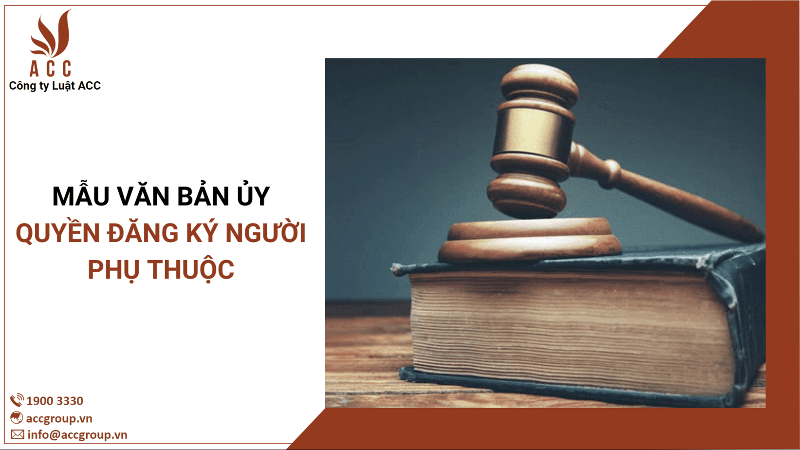 Mẫu văn bản ủy quyền đăng ký người phụ thuộc