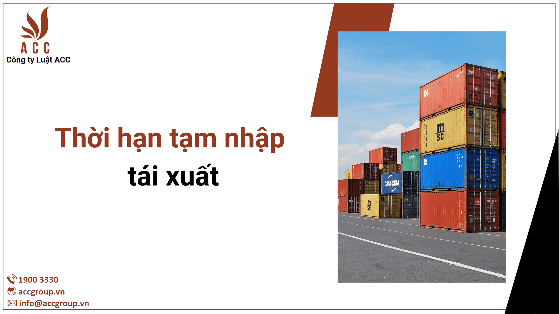 Thời hạn tạm nhập tái xuất