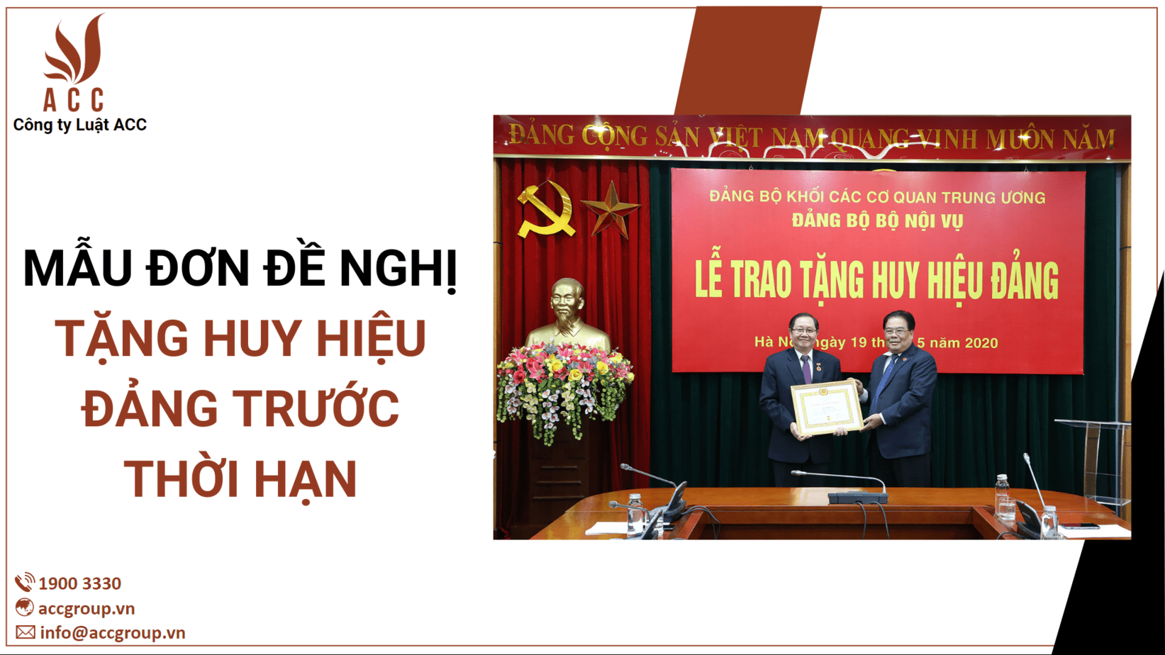 Mẫu Đơn Đề Nghị Tặng Huy Hiệu Đảng Trước Thời Hạn