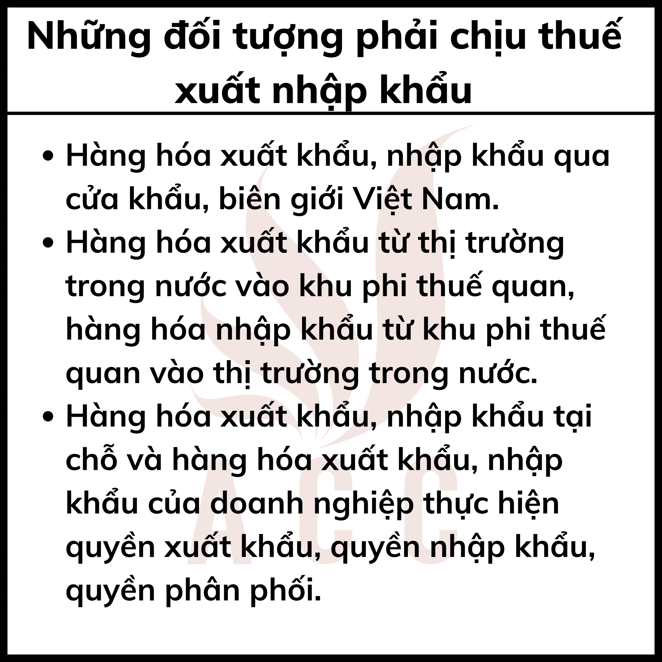 Những đối Tượng Phải Chịu Thuế Xuất Nhập Khẩu