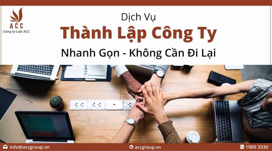 Dịch vụ tư vấn thành lập công ty