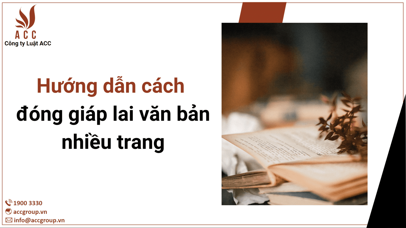 Hướng dẫn cách đóng giáp lai văn bản nhiều trang