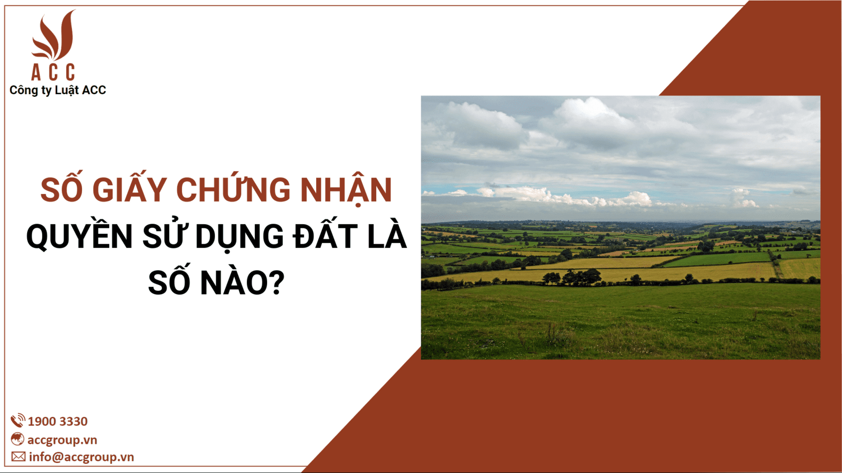 Số giấy chứng nhận quyền sử dụng đất là số nào?