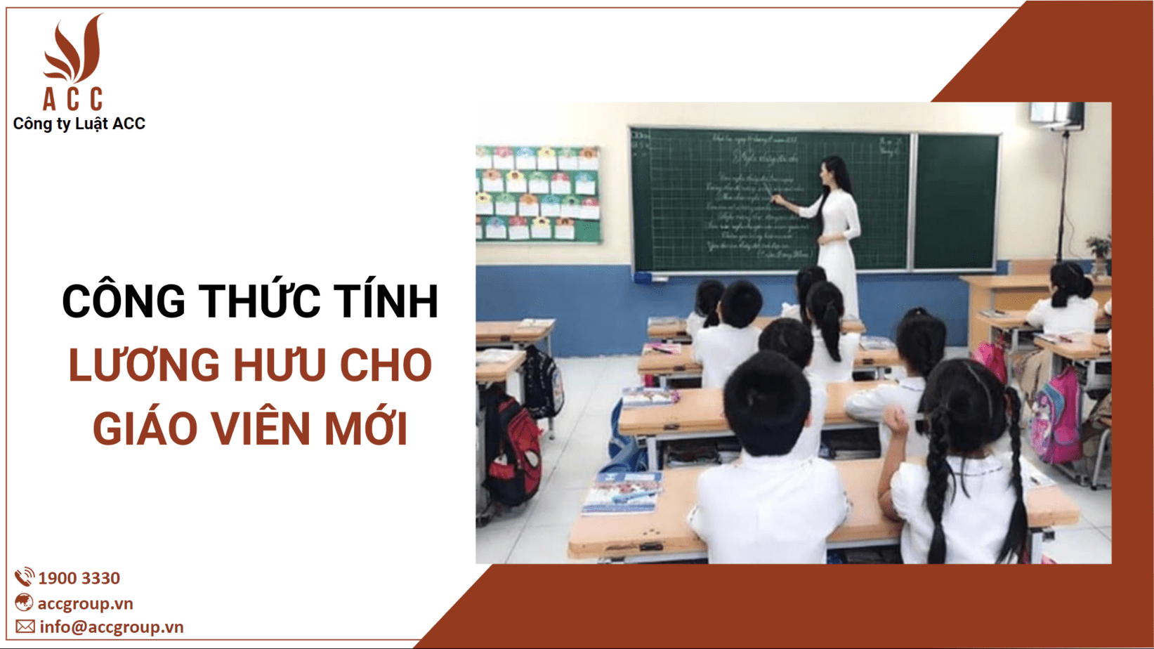 Công thức tính lương hưu cho giáo viên mới