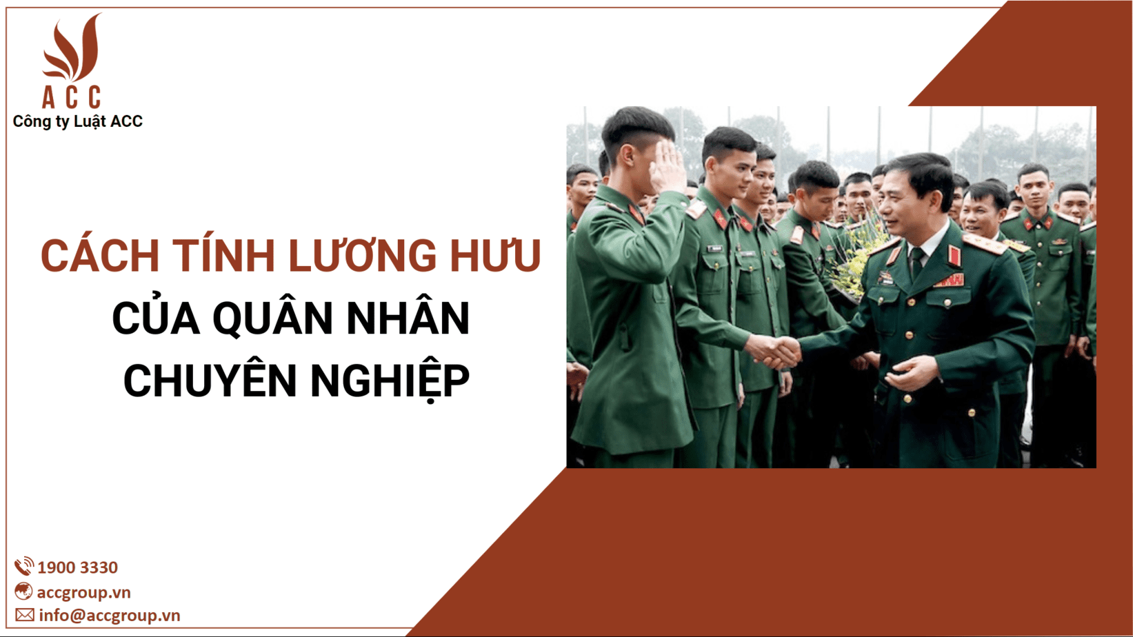 Cách tính lương hưu của quân nhân chuyên nghiệp