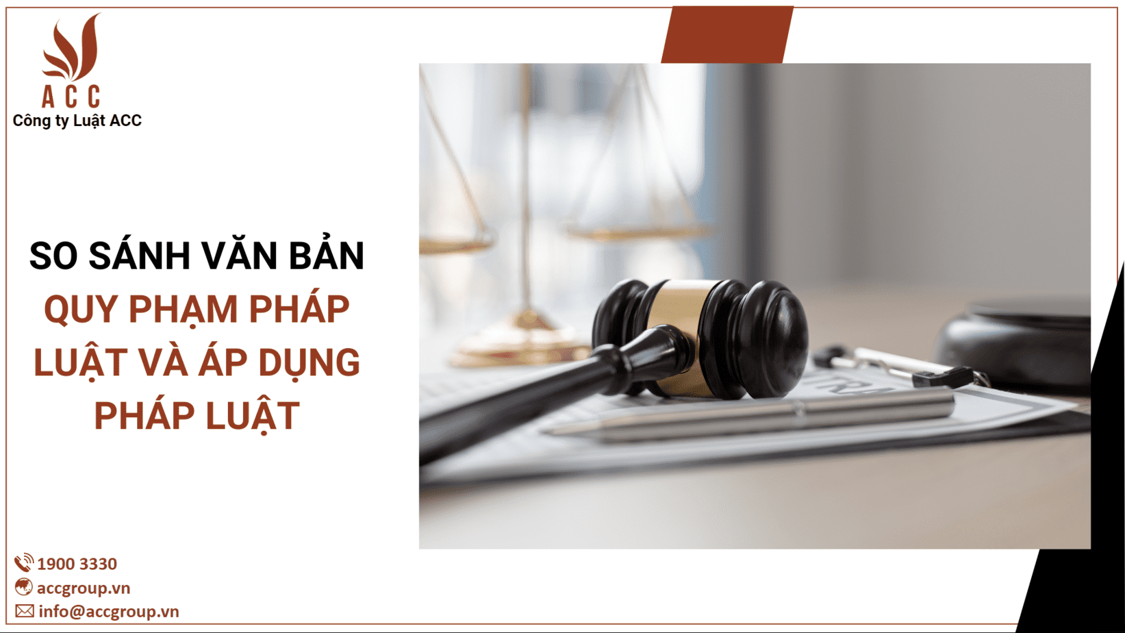 So sánh văn bản quy phạm pháp luật và áp dụng pháp luật