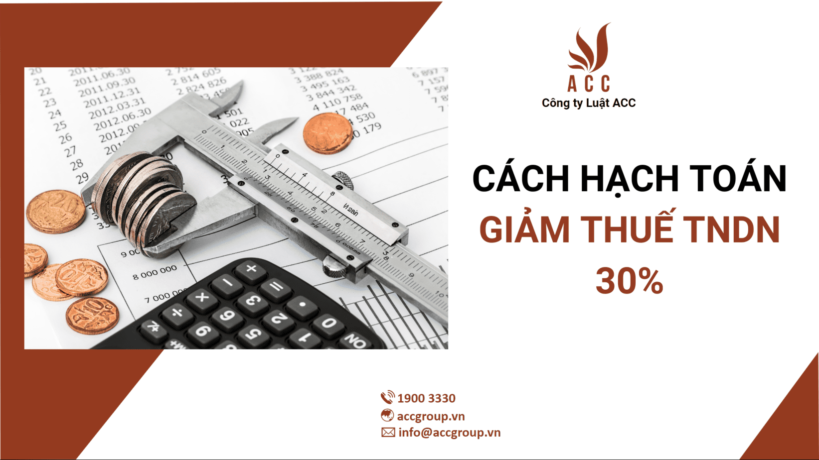 Cách hạch toán giảm thuế TNDN 30%