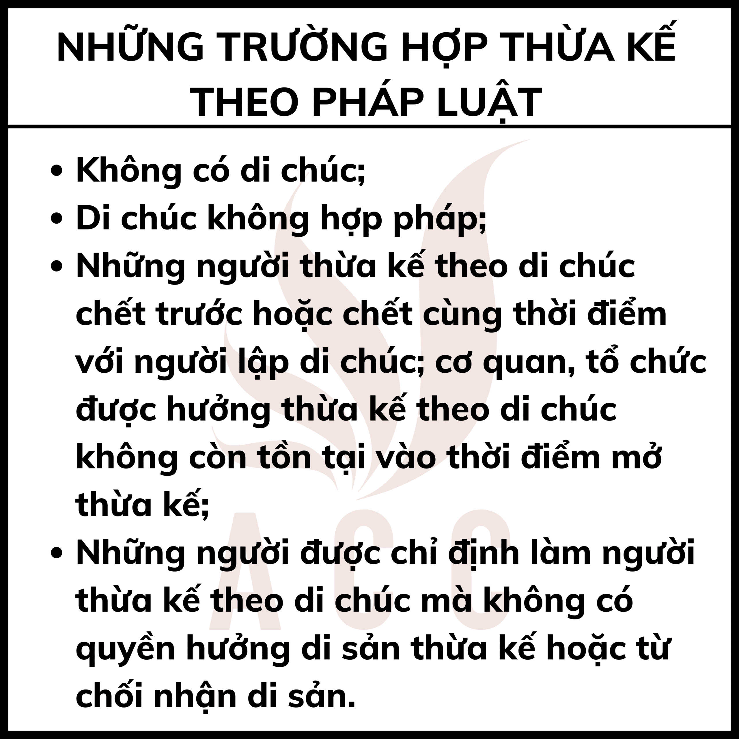 Thừa Kế Theo Pháp Luật Công Ty Luật Acc