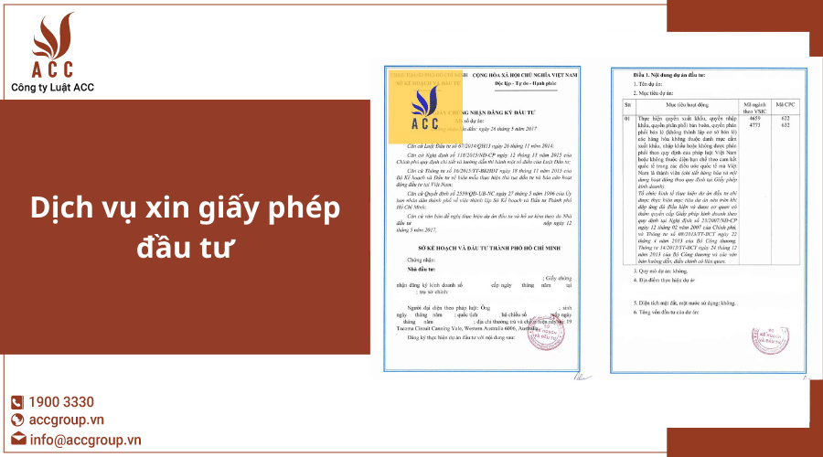 Dịch Vụ Xin Giấy Phép đầu Tư tại Bình Dương