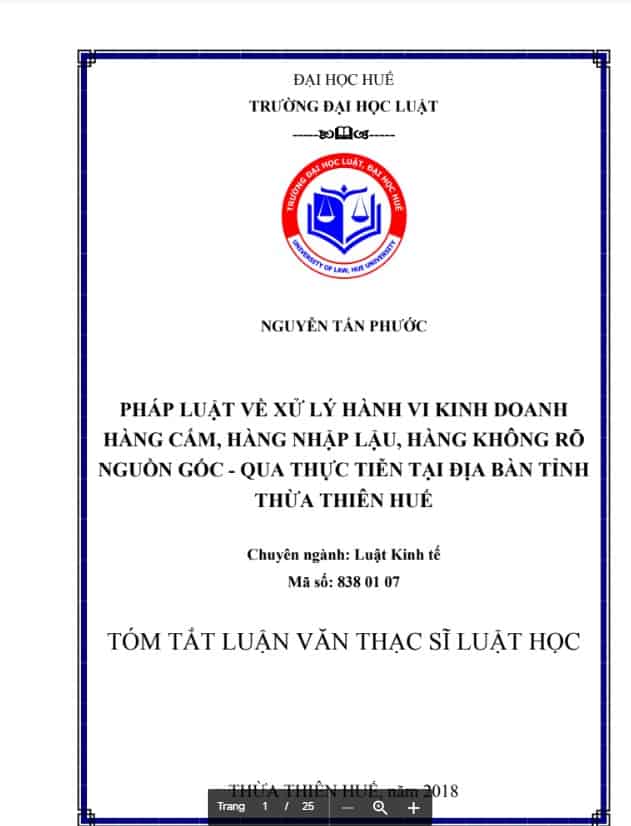 Pháp luật về xử lý hành vi kinh doanh hàng cấm, hàng nhập lậu, hàng không rõ nguồn gốc