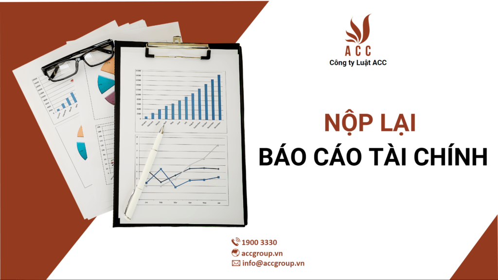 nộp lại báo cáo tài chính