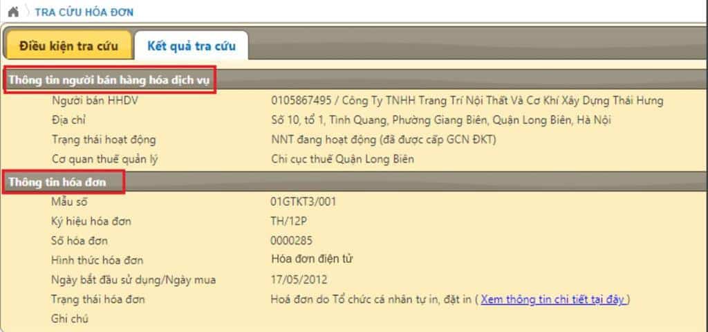 hóa đơn điện tử không có mã tra cứu có hợp lệ không