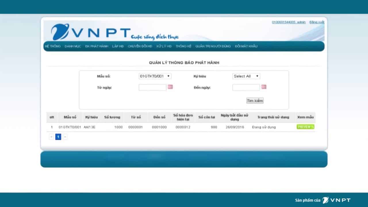 hướng dẫn sử dụng hóa đơn điện tử vnpt