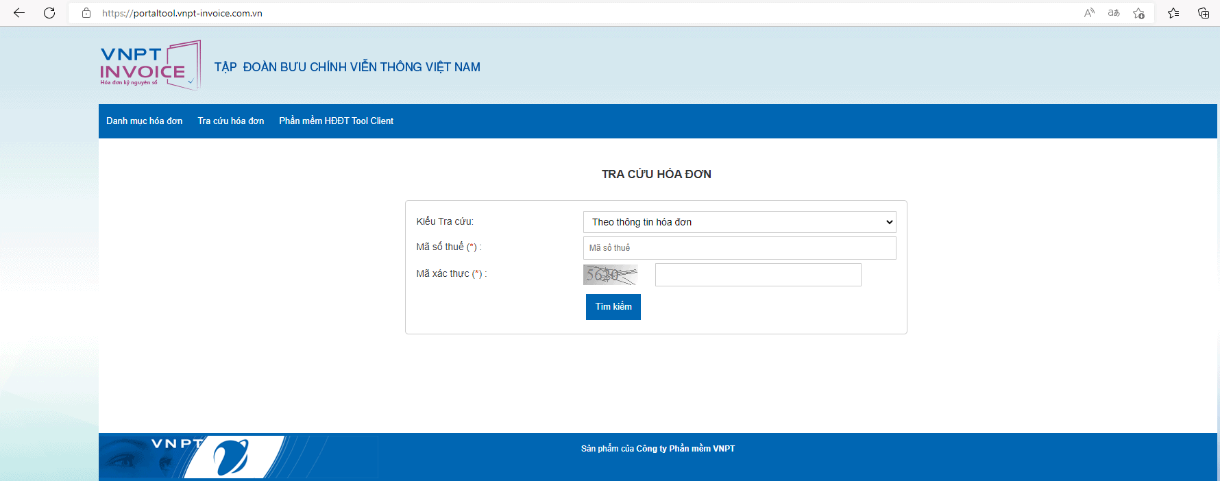 Tra Cứu Hóa đơn điện Tử Tiền Giang