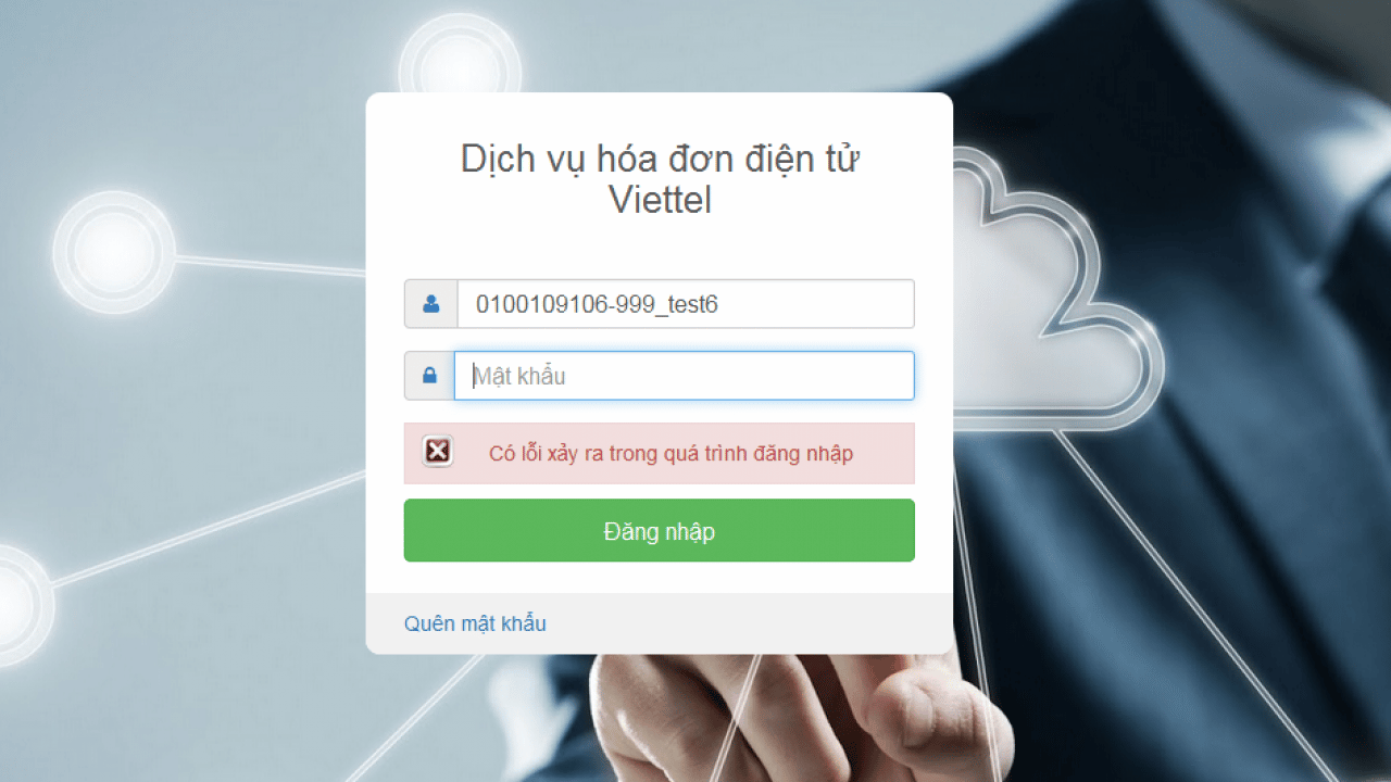Lỗi Không Ký được Hóa đơn điện Tử Viettel