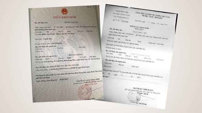 Trích Lục Khai Sinh Online Tphcm
