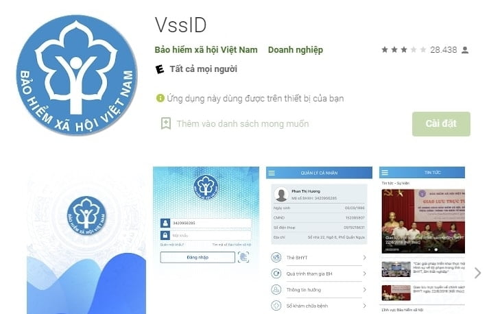 Cách đăng ký thẻ bảo hiểm y tế điện tử trên ứng dụng VssID chi tiết nhất