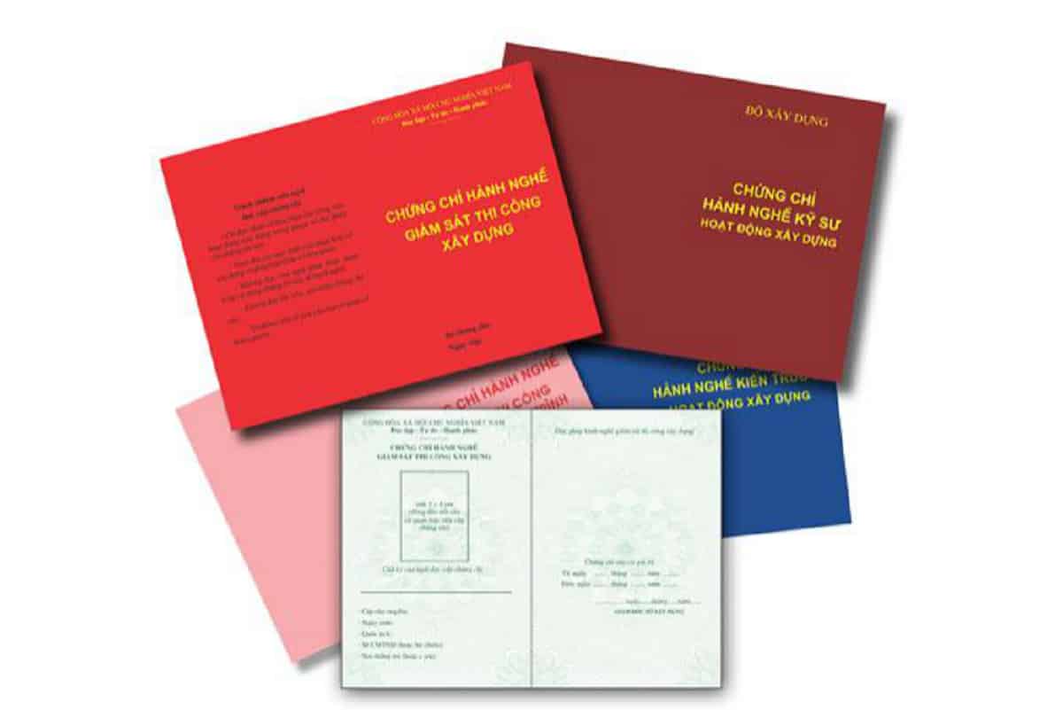 Chứng Chỉ Hành Nghề Xây Dựng Hạng 1