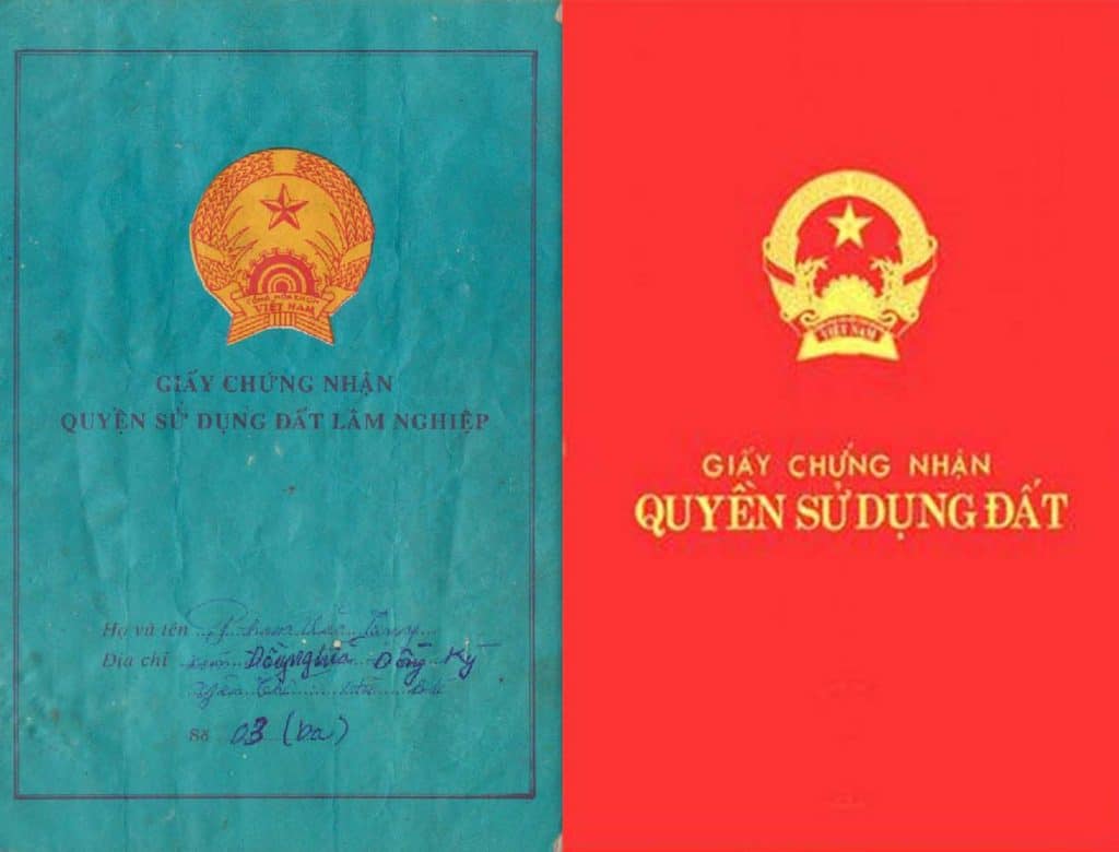 Giấy Chứng Nhận Quyền Sử Dụng đất Sổ Xanh